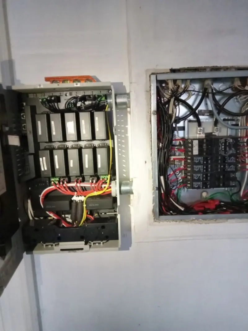 Electrical panel upgrade completed for Indoor Lighting Installation in Macon